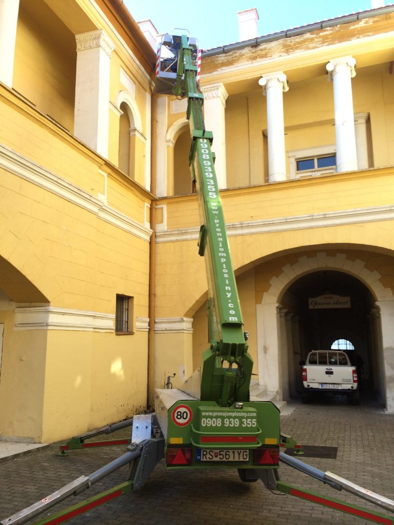 Prenájom plošiny Lučenec