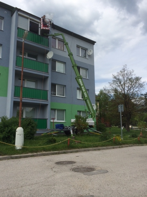 Požičanie plošinky 21m